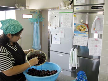 山口県防府市の幼稚園 玉祖幼稚園（たまのやようちえん）施設案内  給食室