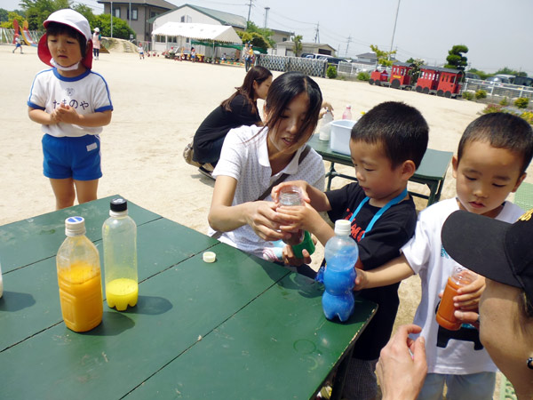 山口県防府市の幼稚園 玉祖幼稚園（たまのやようちえん）子育て支援 にこにこ元気っ子クラブ 平成26年6月にこにこ元気っ子クラブ